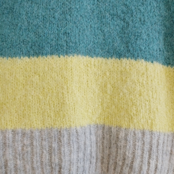 Lou & Gray for Loft Striped Knit Sweater and Mini Skirt Set Sz S Cozy Soft Fall - Picture 4 of 14